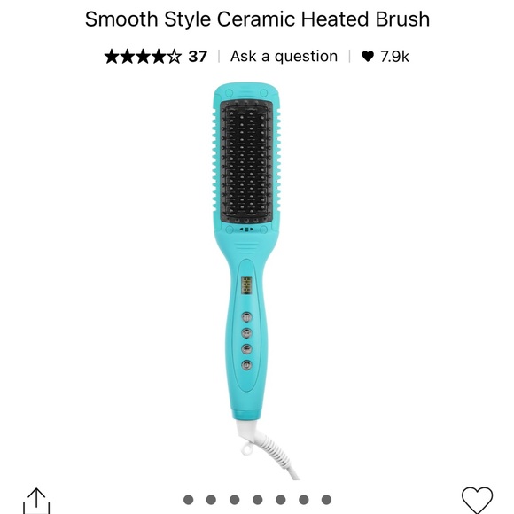 Moroccanoil Hair straightening brush. Tried once on couple strands not for me - Picture 3 of 3